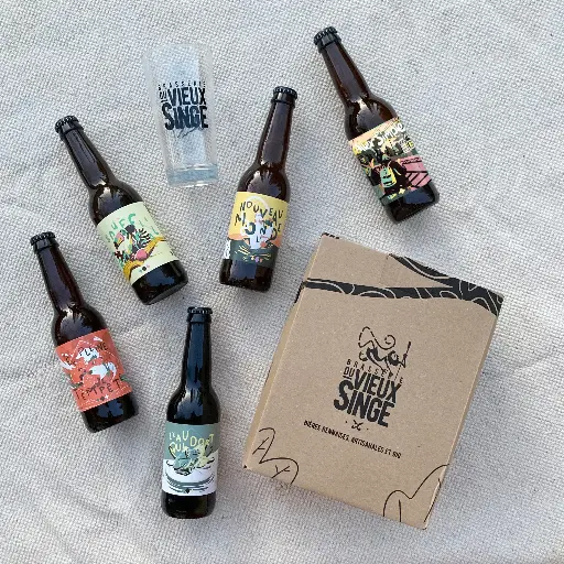 Coffret 5x33cl + 1 verre — Chamarré